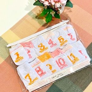 NWT! Baby Monthly Milestone Socks for First Year